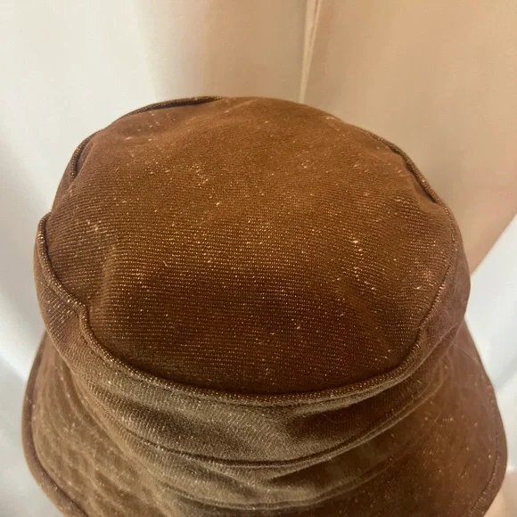 Givenchy Brown Canvas Bucket Hat – Designer Streetwear One Size - Picture 4 of 8